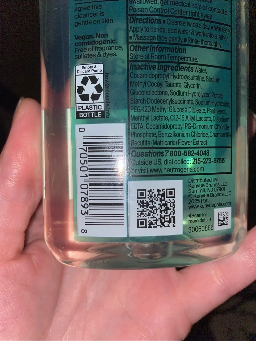 Neutrogena Evenly Clear Acne Cleanser